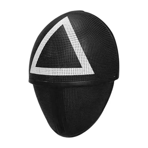 Eco-Friendly Maxbell Squid Game Mask TV Cosplay Masquerade Horror Costume Party Latex Triangle Reliable