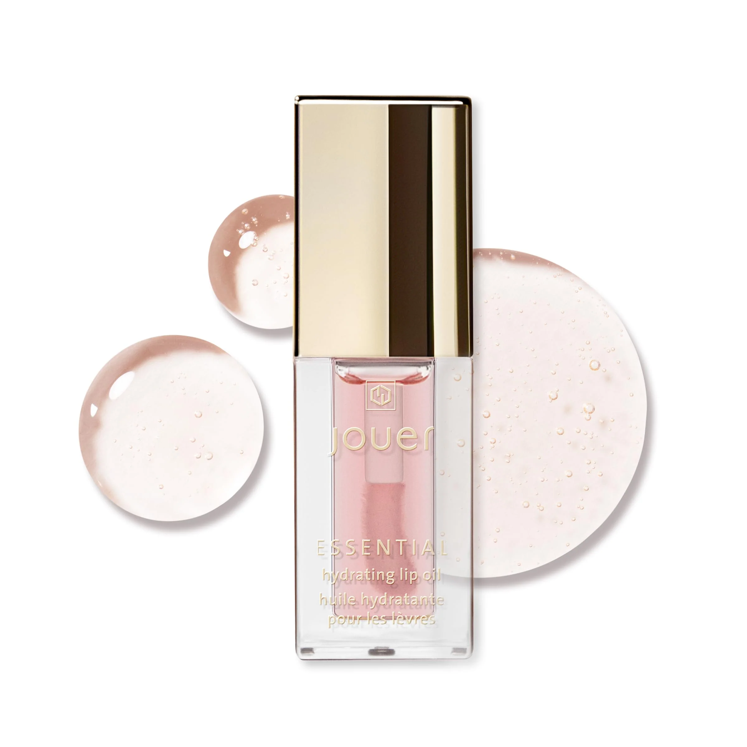 Exclusive Jouer Essential Hydrating Lip Oil - Natural Shine - 99 Plant-Derived Ingredients - Fragrance - Non-Sticky - Nourishes Dry Lips - Paraben Gluten First-Class