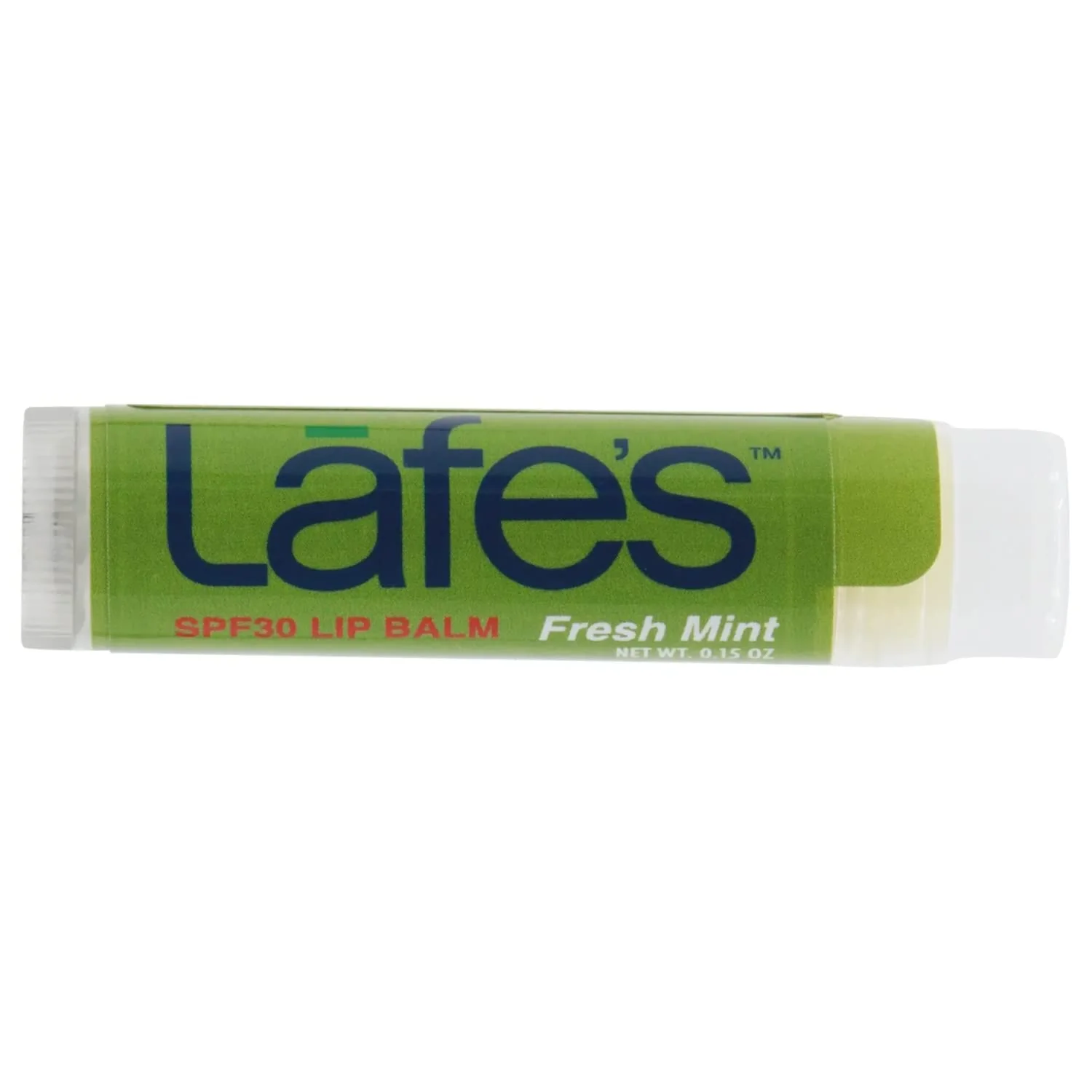 First-Class Lafe's Natural Body Care SPF 30 Fresh Mint Lip Balm All Natural Organic 0.15oz Safe