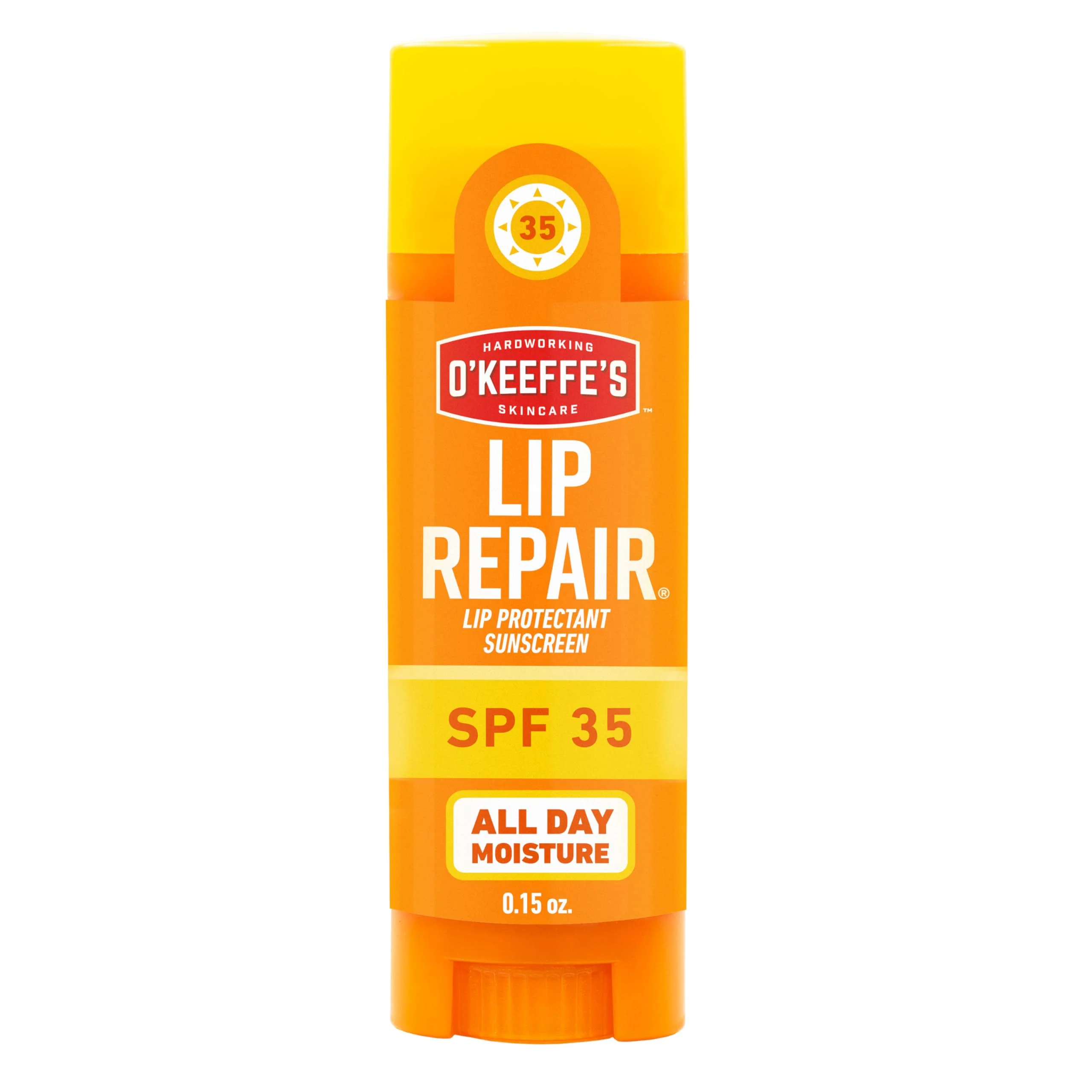 Detailed O'Keeffe's Lip Repair SPF 35 Lip Balm - Stick 1 Pack - Sun-Safe Moisturizer for Extremely Cracked Dry Lips Smart