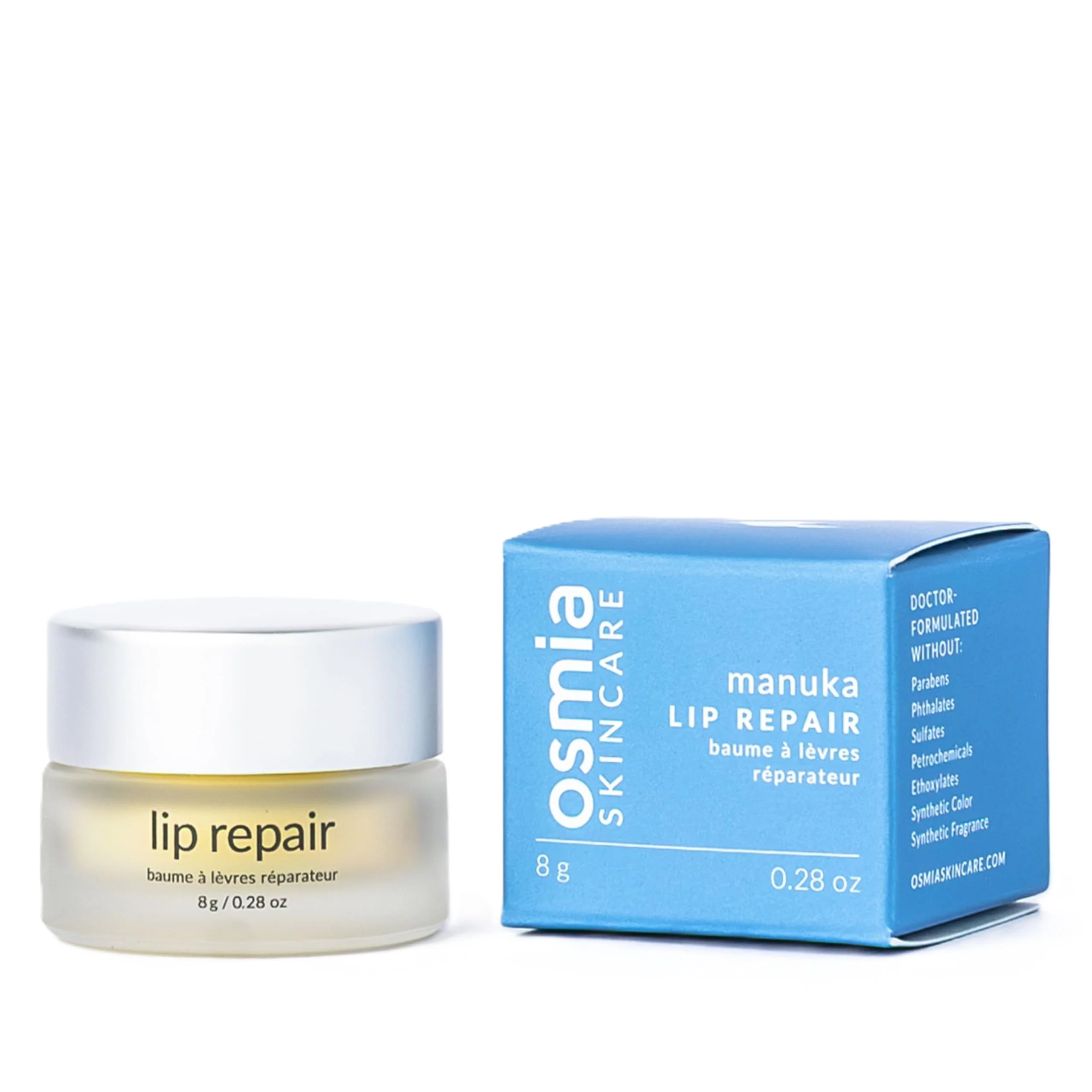 Fast Osmia Skincare - Natural Lip Repair Overnight Mask Hydrating Gloss Manuka Honey Myrrh Lanolin Moisturize Plump Soothe Clean Beauty Original Design