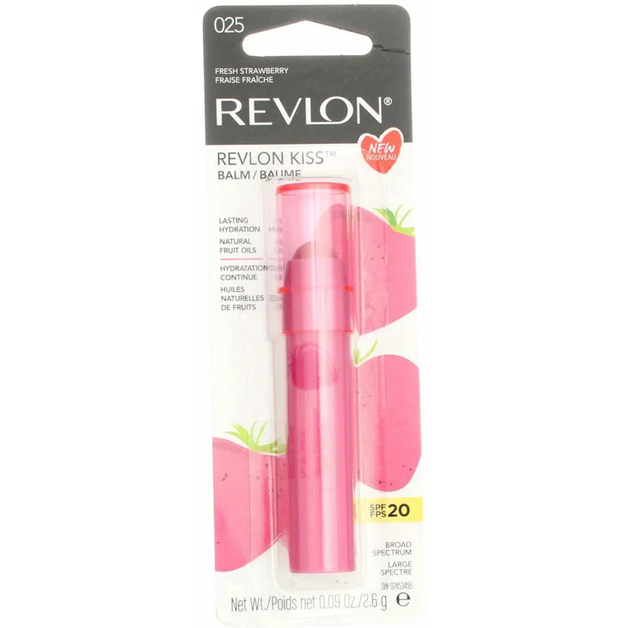 Advanced Revlon Fresh Lip Balm Strawberry Crisp Apple Pack of 2 Flexible