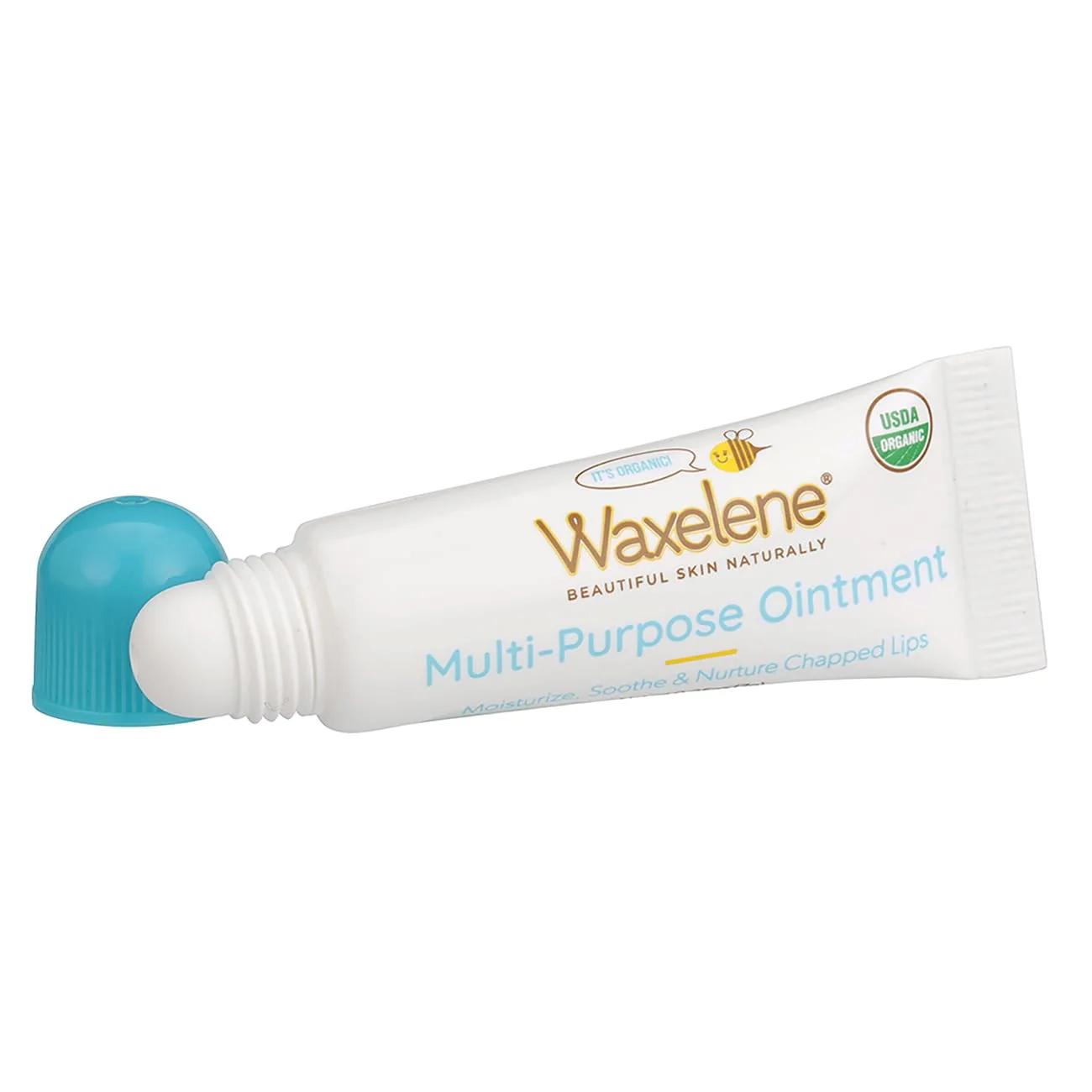 Fine Crafted Waxelene Lip Tube Single Lip Balm Ever Organic Multipurpose Ointment Baby Eczema Chapped Dry Sensitive Skin Body Hand Face Moisturizer Soft
