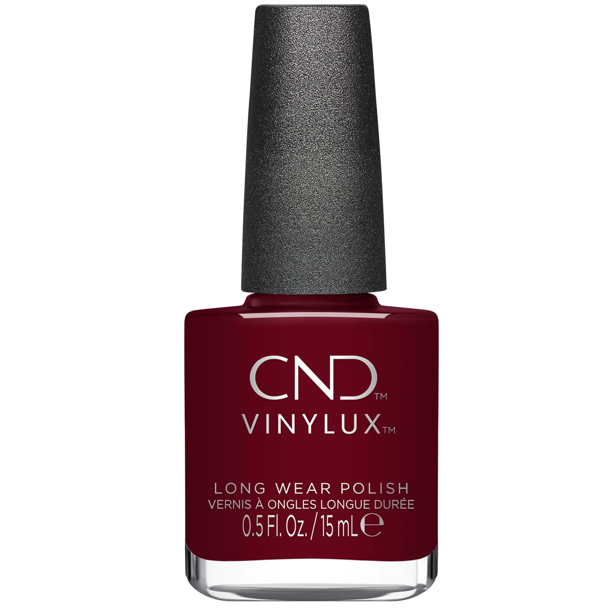 Quality CND Vinylux Longwear Red Nail Polish Gel-like Shine Chip Resistant Color Decadence 0.5 fl. oz Consistent