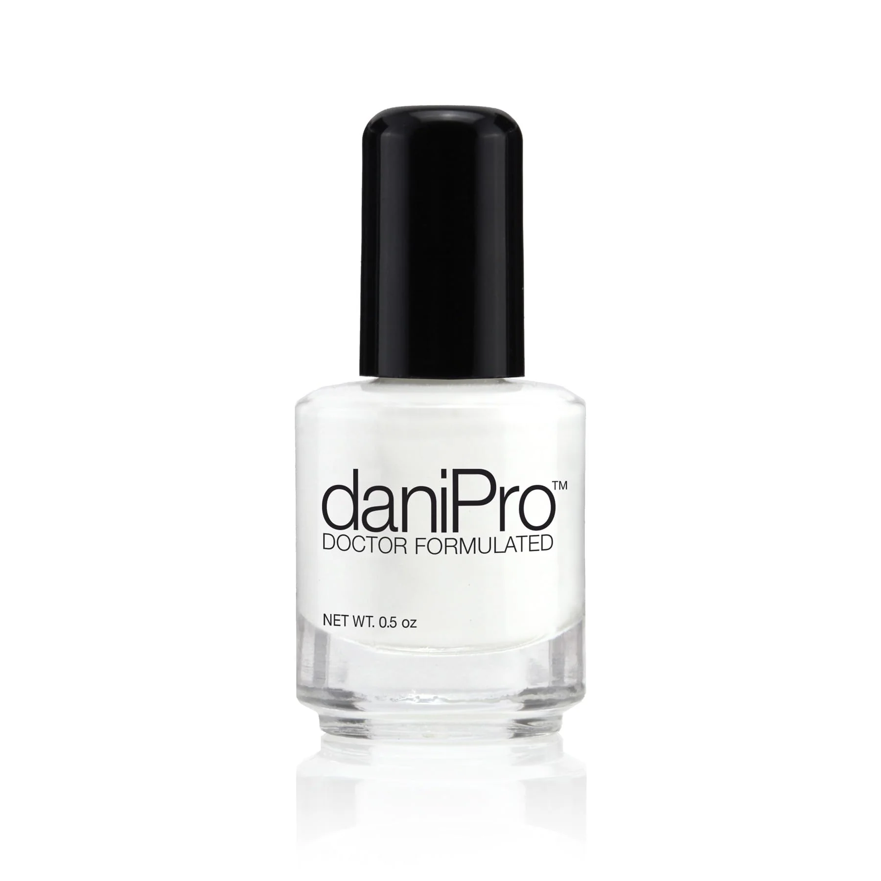 Elite daniPro Doctor Formulated Nail Polish Just Dreamin - White Fingernail Polish Toenail Polish 0.5 oz with Undecylenic Acid Biotin Vitamins Casual