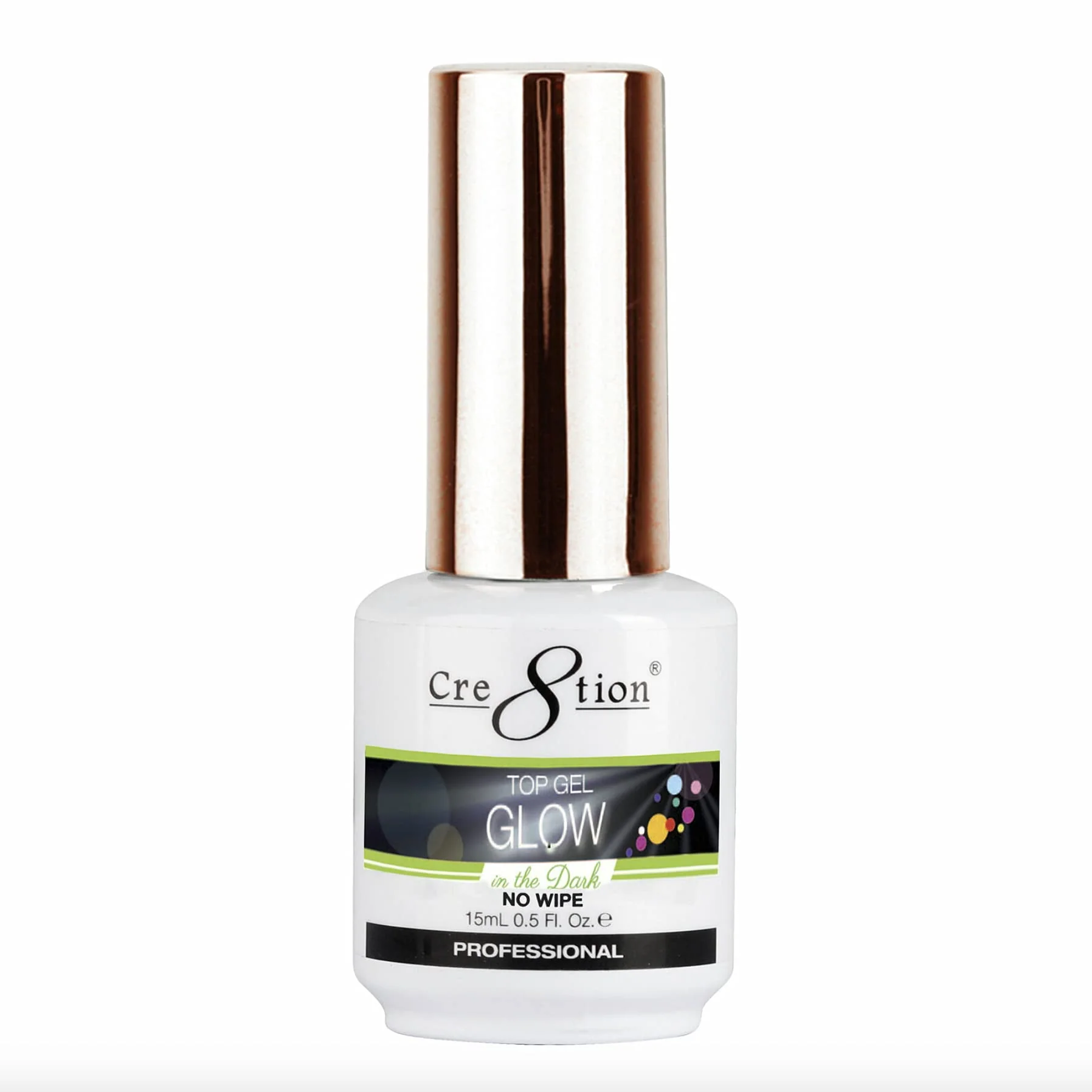 Fine Cre8tion Glow in The Dark Soak Off Top Coat Gel Polish led uv lamp needed Curing Nail Art Nail Polish Next-Generation