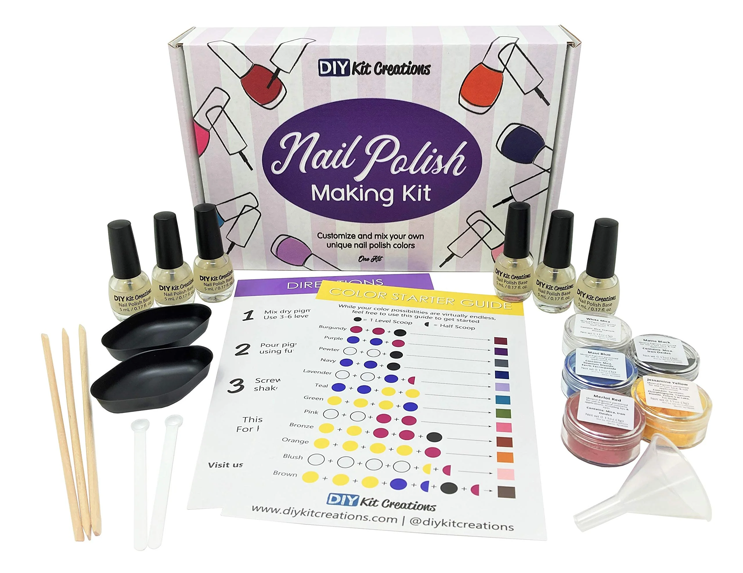 Versatile DIY Kit Creations DIY Nail Polish Making Kit Selected