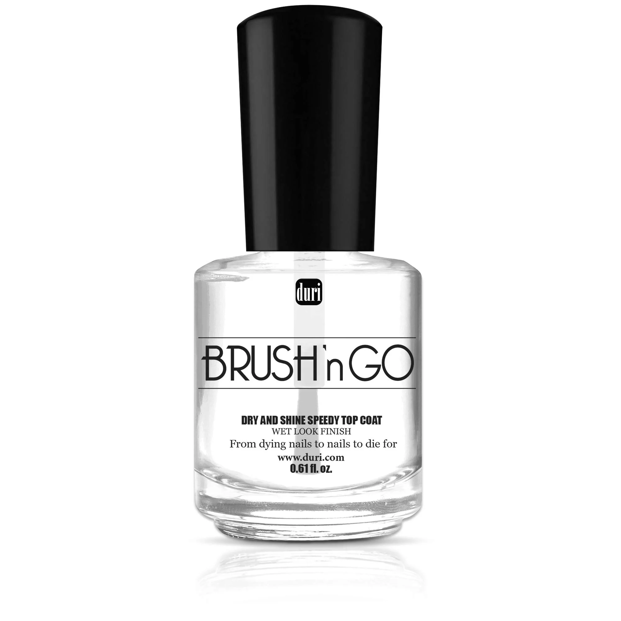 Organic duri Brush'n Go Dry and Shine Speedy Top Coat Fast Dry Top Coat Nail Polish - 0.45 fl.oz. pack of 1 Detailed