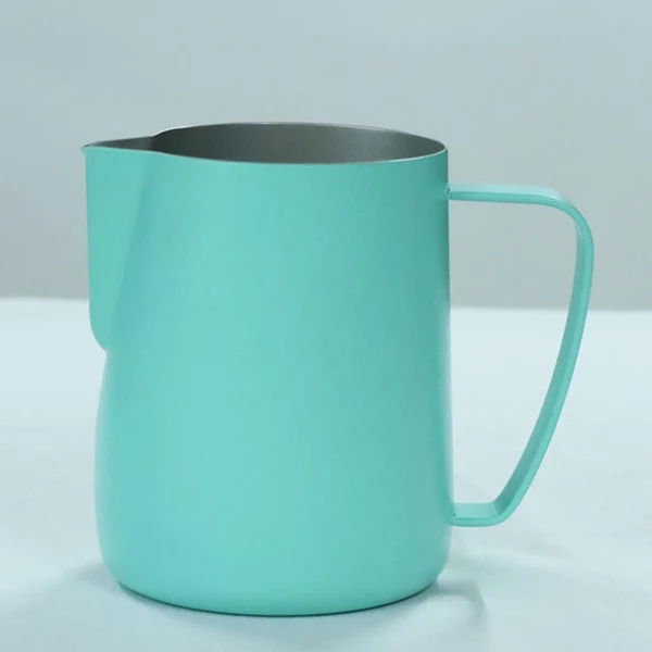 Pure Maxbell Espresso Milk Frothing Pitcher Stainless Latte Art Coffee Jug Green 600ml Clean