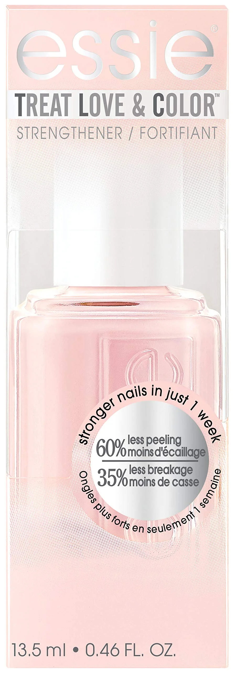 Luxury essie treat love color strengthener for normal to dry brittle nails pinked to ion 0.46 fluid ounces Functional