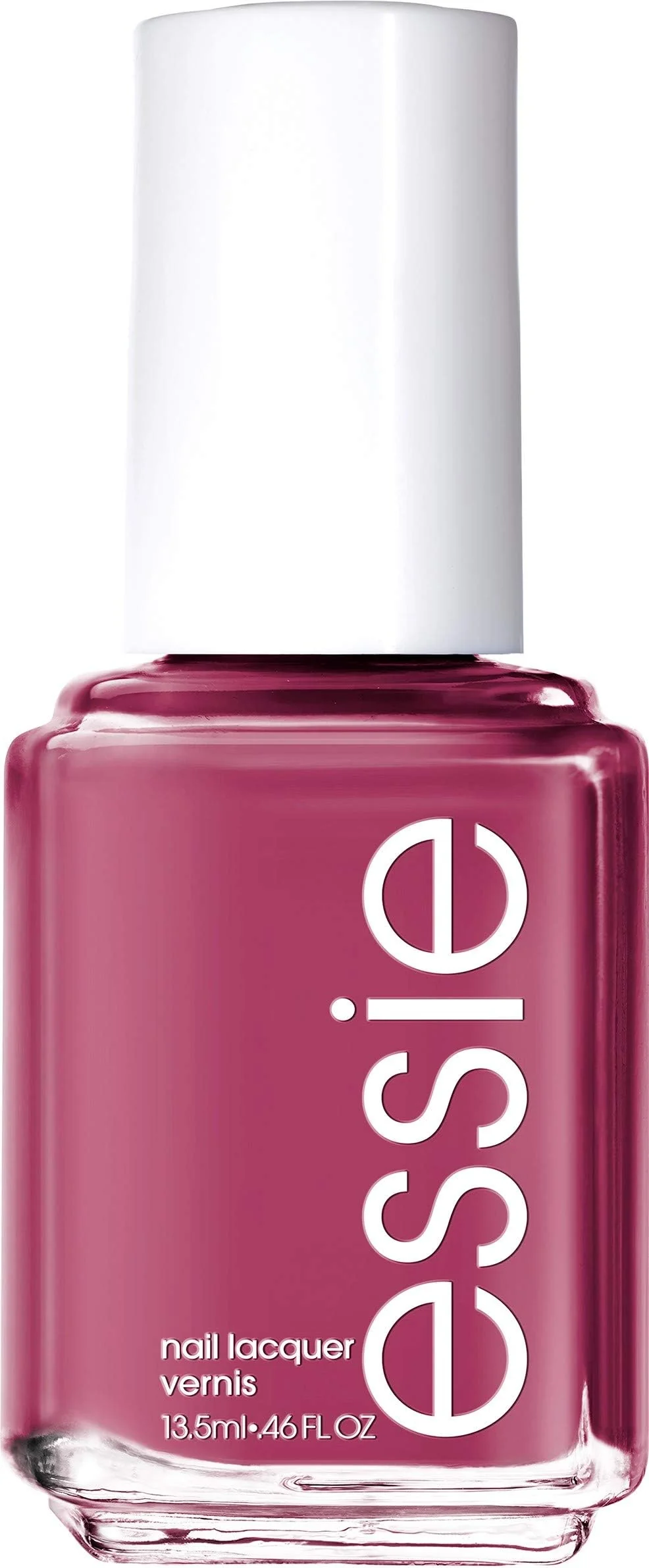 Superior essie salon-quality nail polish vegan raspberry purple Drive-In Dine 0.46 fl oz Smooth