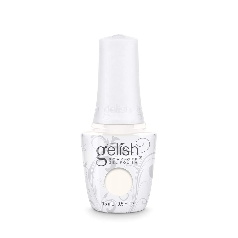 High-Grade Gelish Soak-Off Gel Polish - 15mL TPO- Long-Lasting Vibrant Color Professional Quality High Shine Chip-Resistant Sheek White Unique