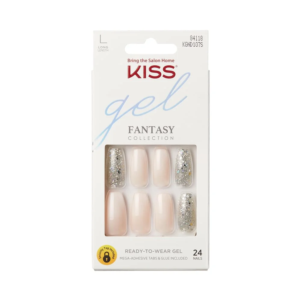 Dependable KISS Gel Fantasy Sculpted Nails- FRIENDS Organic