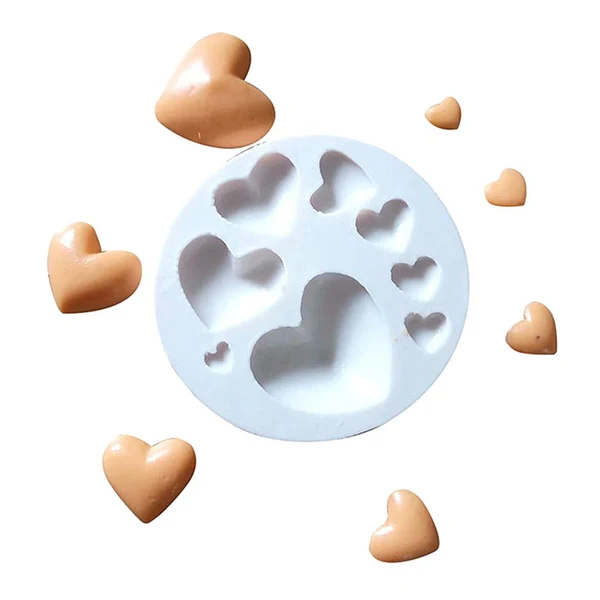 Comfortable Maxbell Silicone Mold Baking Tool Valentines' Day Handmade Cake Candy Bakeware Heart Quality
