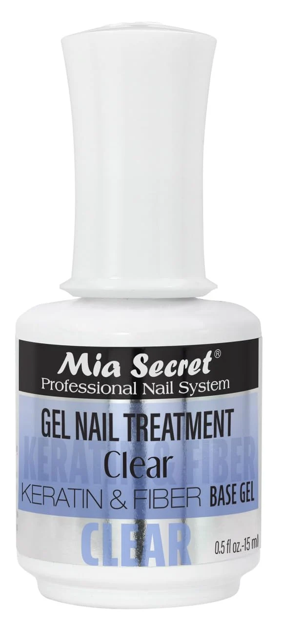 Top-Quality Mia Secret Gel Nail Treatment CLEAR KERATIN Base Top Gel 15ml - Nail Repair and Strengthening for Nails Clear Quality