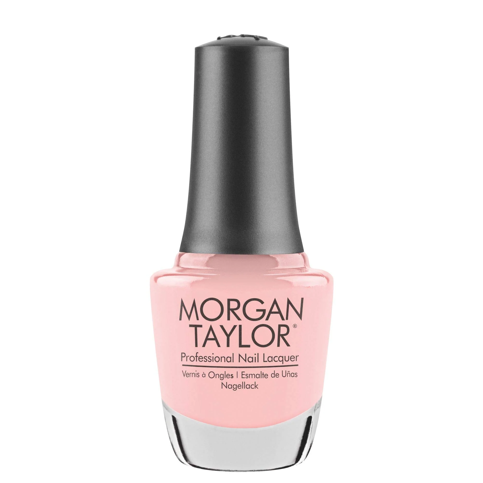 Reusable Morgan Taylor Nail Lacquer All About The Pout Light Pink Professional Lacquer Vibrant Chip-Resistant Fast-Drying Long-Lasting High-Shine Modern