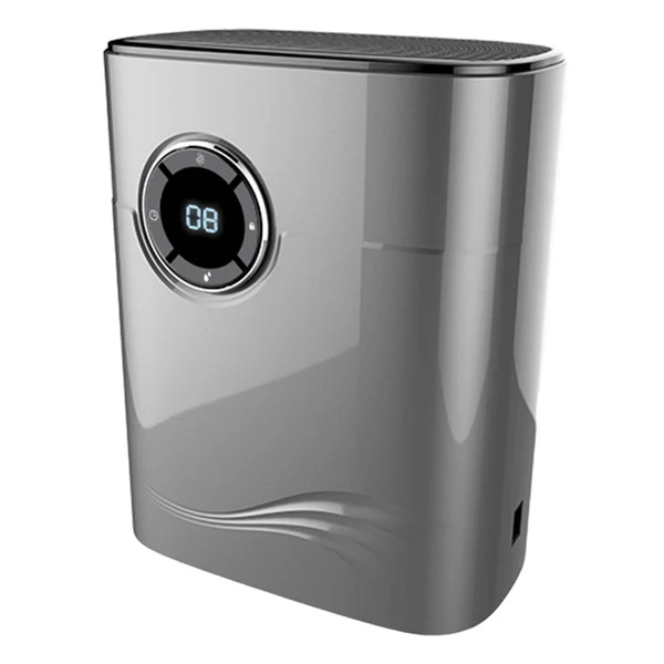 Verified Maxbell 42W Mini Dehumidifier 1.2L Water Tank Moisture Absorber for Bathroom Silver Unique