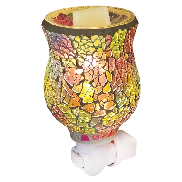 Casual Maxbell Wax Melt Warmer Lamp Usplug Creative Decor Mosaic Night Light for Home B Sustainable