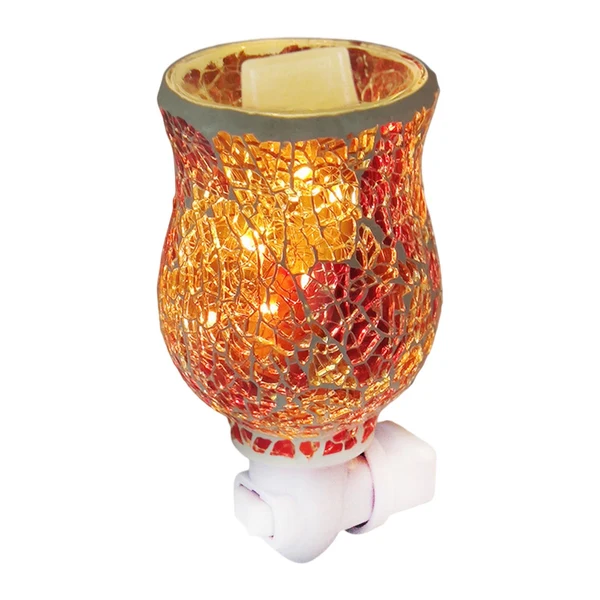 Minimalist Maxbell Wax Melt Warmer Lamp Usplug Creative Decor Mosaic Night Light for Home C Effective