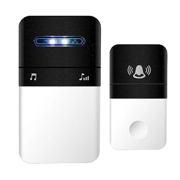 Safe Maxbell Wireless Doorbell 80M Coverage 4-Level Volume for School Shops Classroom Refined