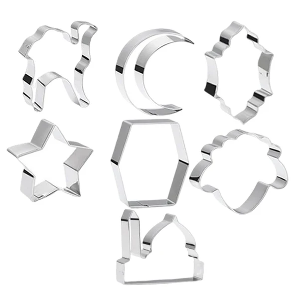Pure Maxbell 7x Cookie Cutters Biscuit Mold DIY Cake Baking Tool for Ramadan Eid Mubarak Elegant