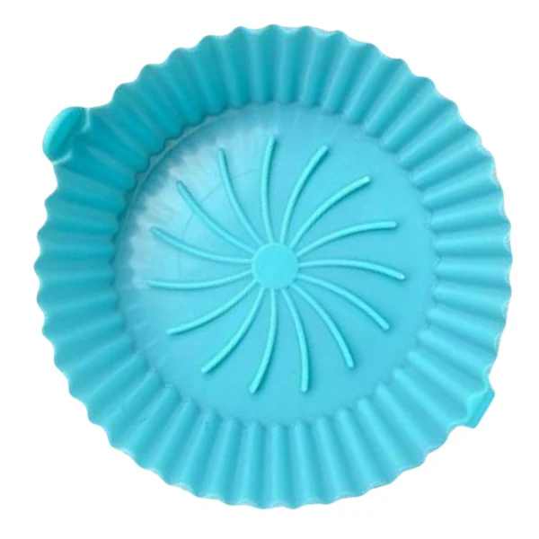 Prestigious Maxbell Multifunctional Air Fryer Silicone Pot Heat Resistant for Air Fryer Blue Classic