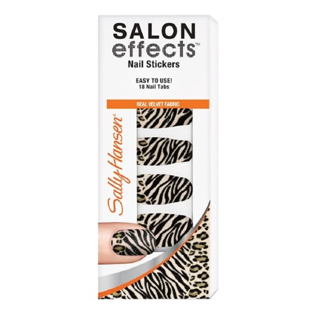 First-Class Sally Hansen Salon Effects Couture Nail Stickers Faux 18 Count Fine