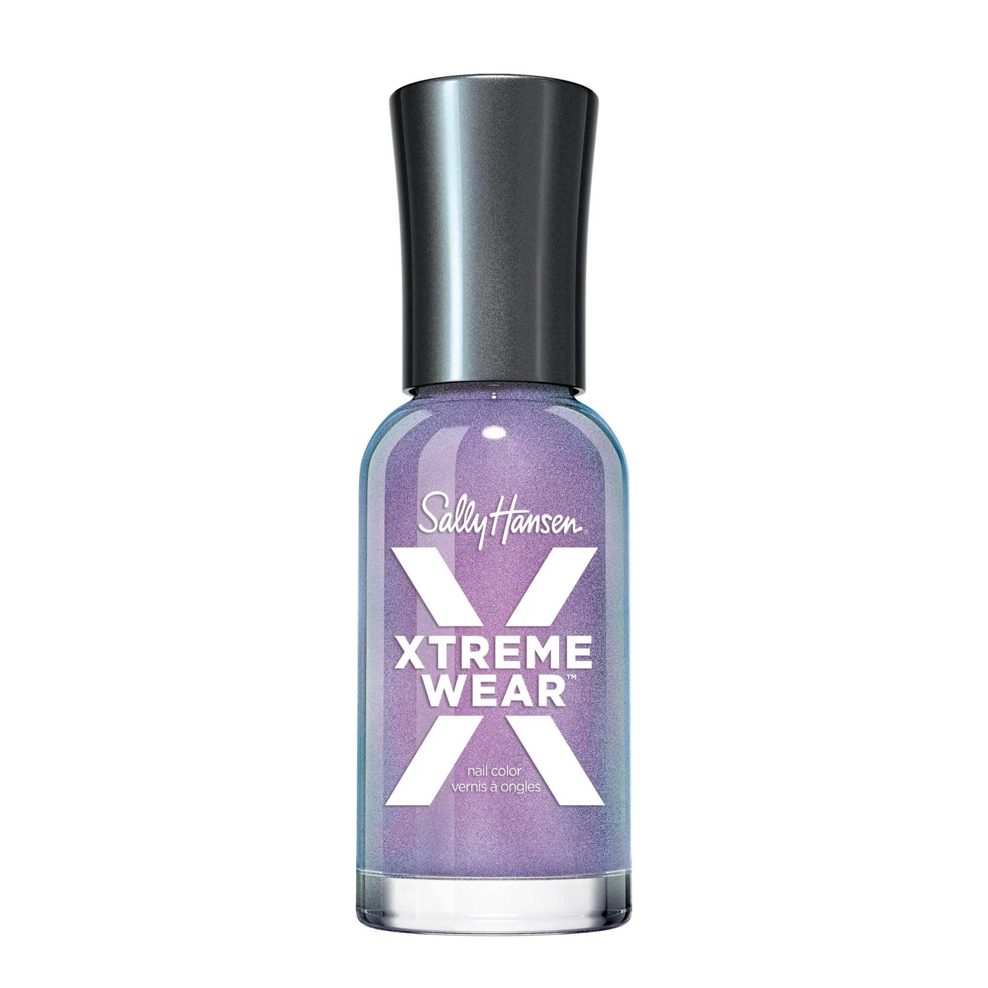 Durable Sally Hansen Xtreme Wear Nail Polish Streak- Shiny Finish Long-Lasting Nail Color Iris Illusion 0.40 fl oz Powerful