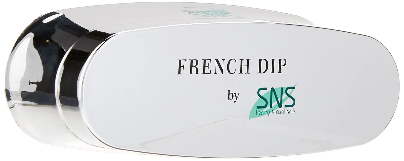 Crafted SNS Nails Dipping Powder French Dip Moulding Mold for Pink White - Two-Sided French Manicure Mold for Flat or Curved Smile Line - Beautiful Clear High-Grade