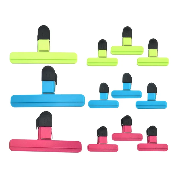 Trusted Maxbell Airtight Chip Bag Clips for Bread Candy Bags Snacks Chip Coffee Bags 12Pcs B Soft