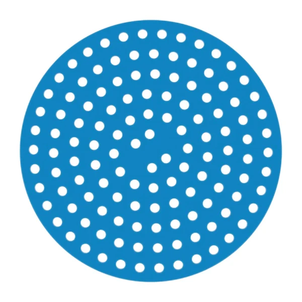 Crafted Maxbell Silicone Air Fryer Liner Non Stick Steamer Pad 8in Round Blue Contemporary