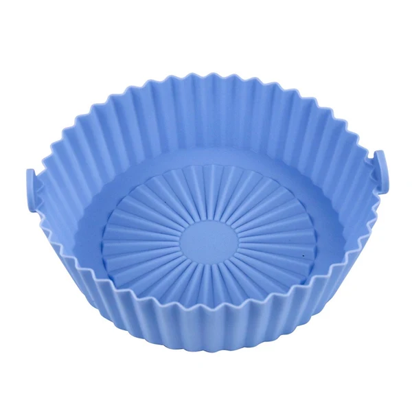 Fashionable Maxbell Air Fryer Silicone Pot Heat Resistant for 8.5inch Air Fryer Liners Sky Blue Original