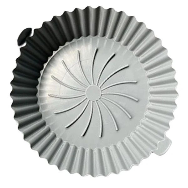 Superior Maxbell Multifunctional Air Fryer Silicone Pot Heat Resistant for Air Fryer Grey Soft