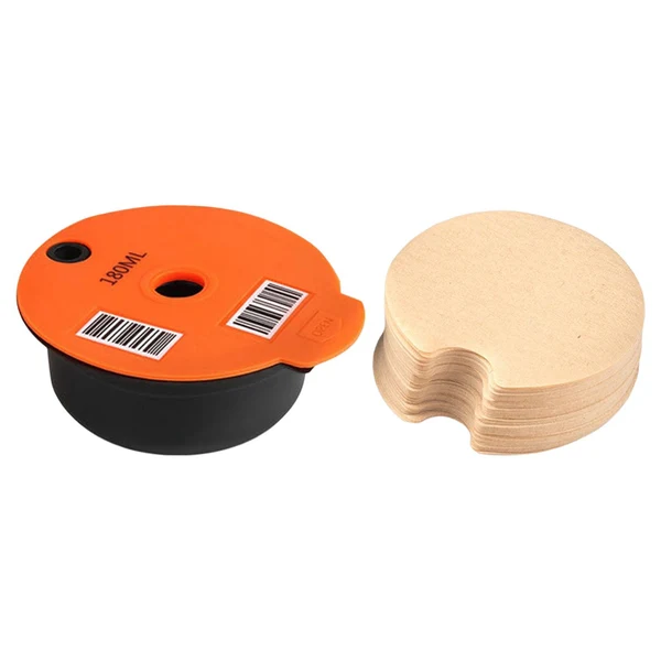 Innovative Maxbell Refillable Filter Coffee Pods Reusable Coffee Capsule for Bosch Part Package A 180ml Contemporary