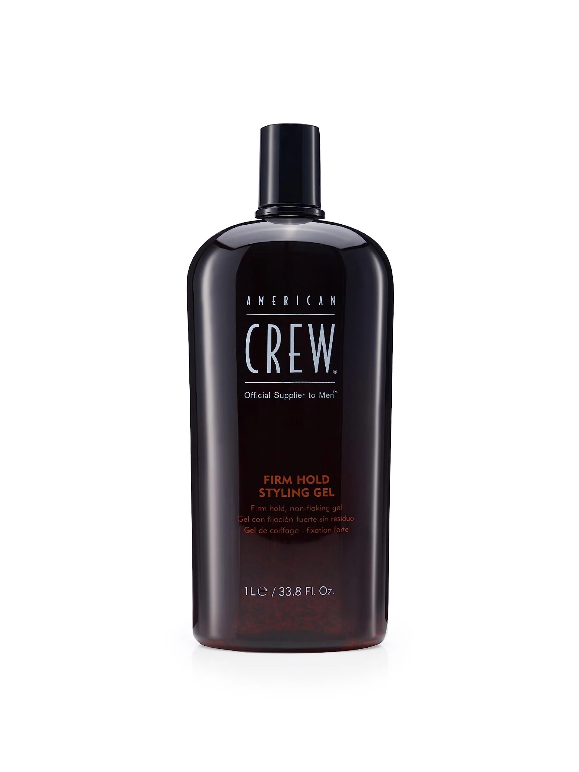 Artisan American Crew Men's Hair Styling Gel Firm Hold Non-Flaking Gift for Him 33.8 fl oz Smooth