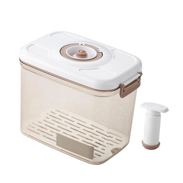 Trendy Maxbell Vacuum Refrigerator Organizer Food Storage Box for Kitchen Refrigerator Versatile