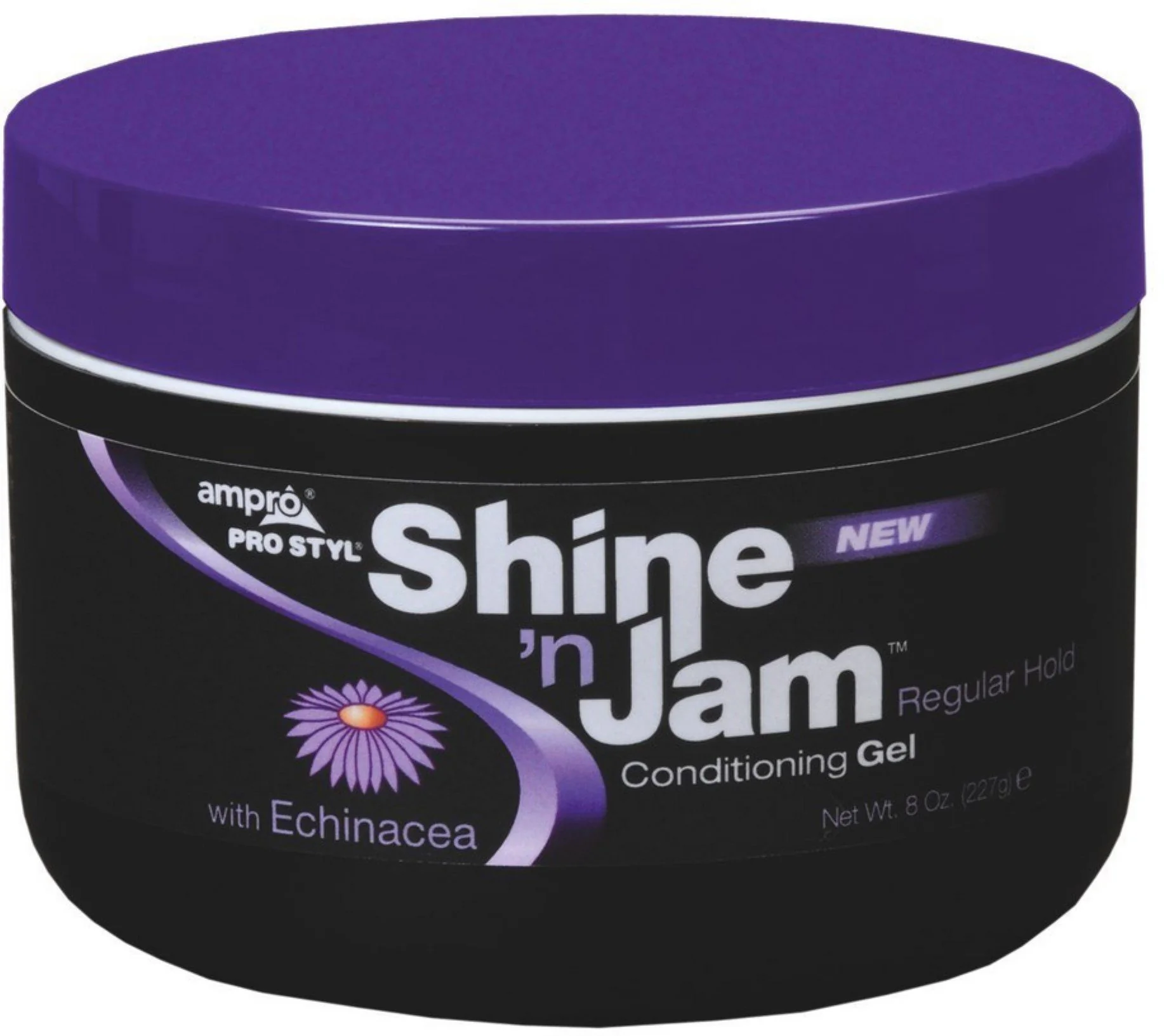 Healthy Ampro Shine 'n Jam Conditioning Gel Regular Hold 8 oz Pack of 4 Long-Lasting