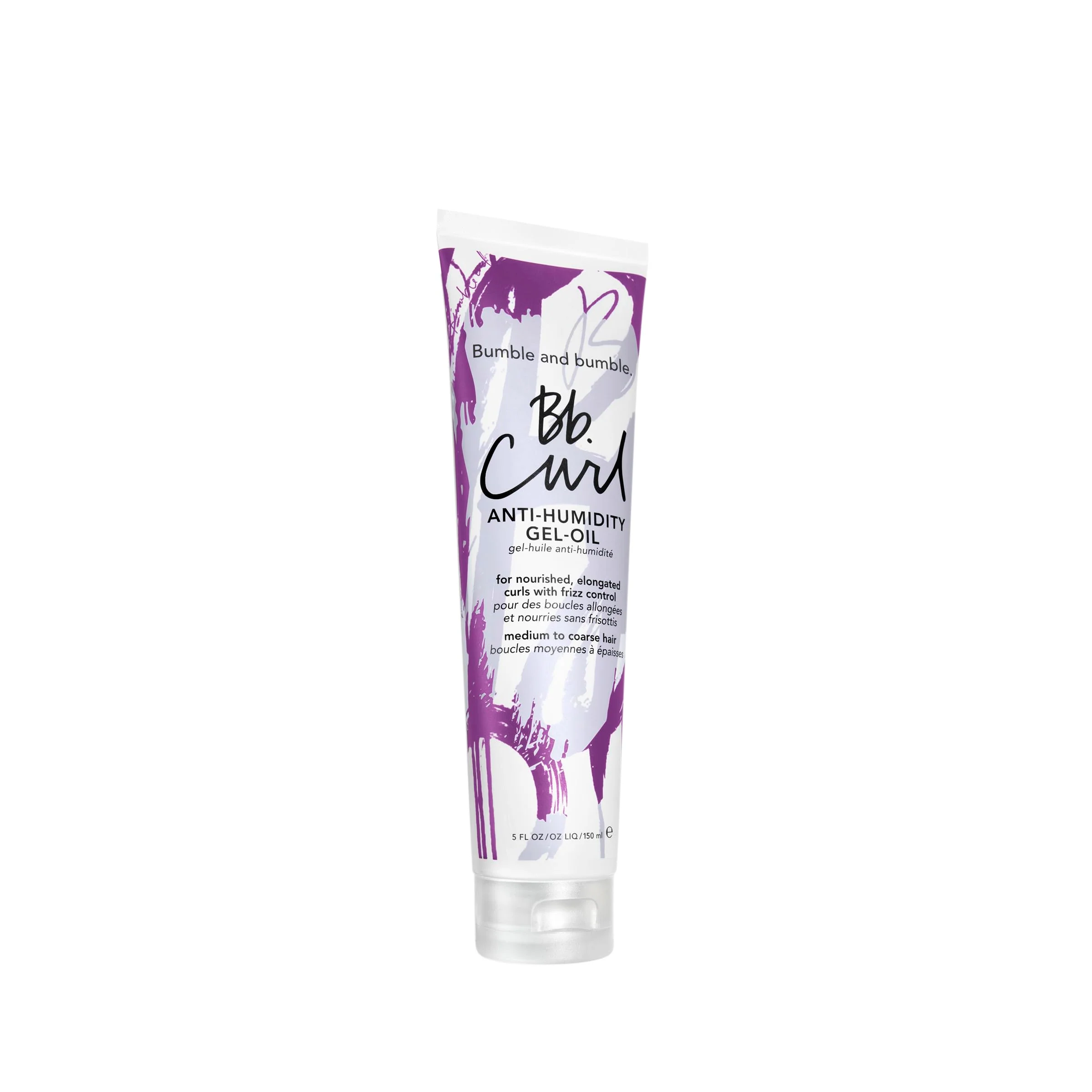 Soft Bumble and bumble. Curl Anti-Humidity Hair Gel-Oil Anti Frizz Coily Curly With Jojaba Avocado Coconut Oil Full Size 5 Fl Oz Natural