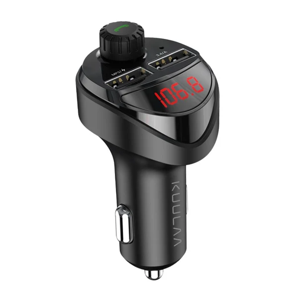 Advanced Maxbell Bluetooth Car Kit MP3 FM Transmitter Music Dual USB Phone Charger Black Fine Crafted