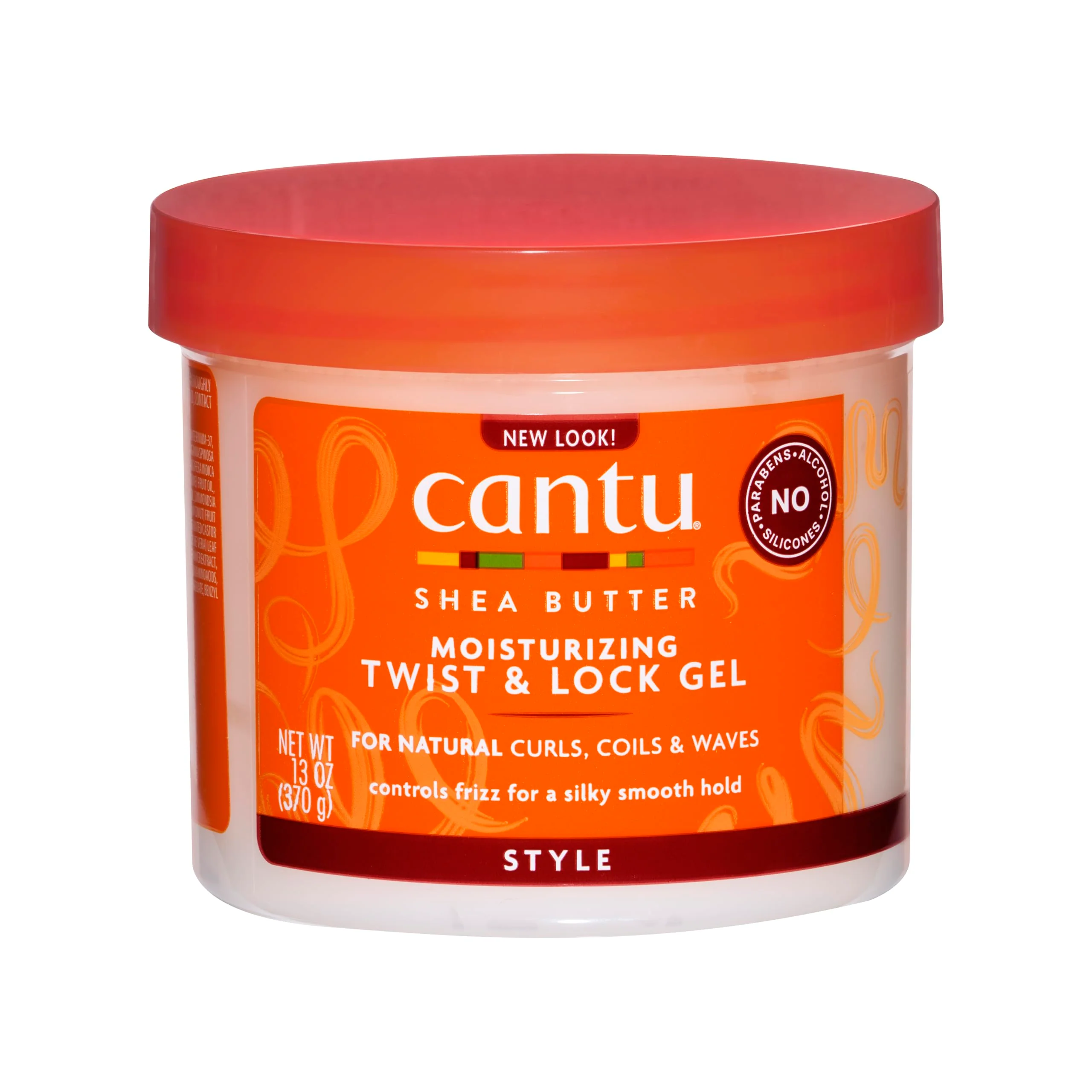 Soft Cantu Shea Butter For Natural Hair Moisturizing Twist Lock Gel 13 Ounce Pack of 1 07005-12 3EU Classic