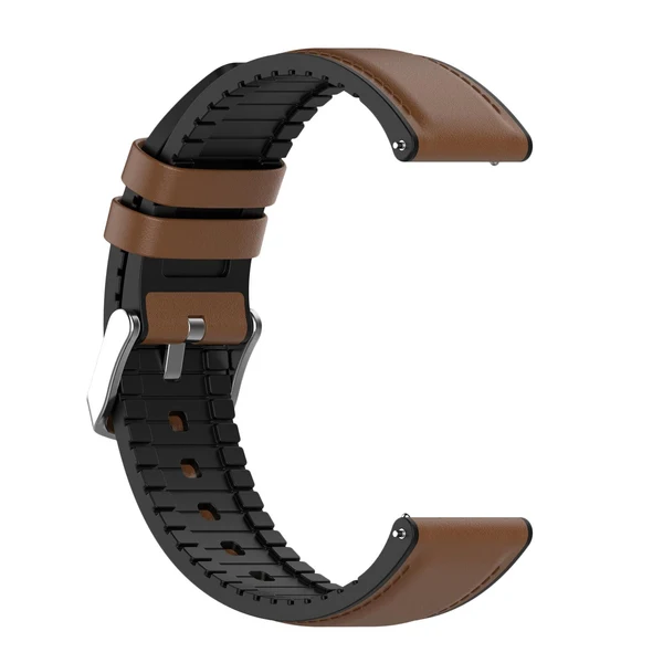 Casual Maxbell Watch Band Stainless Buckle For Samsung Gear S3 Classic SM-R770 Brown Professional