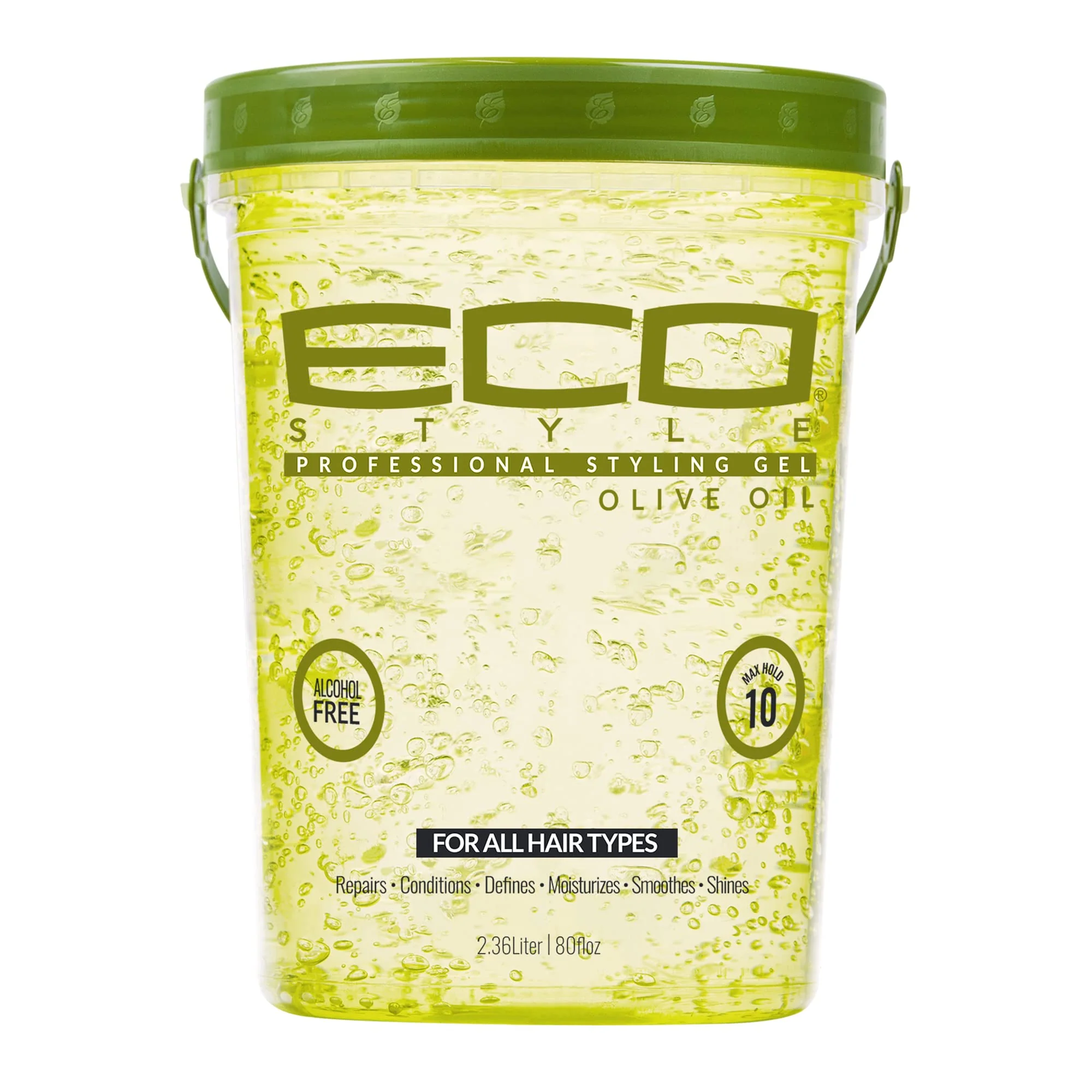Convenient Eco Style Gel Olive Oil Styling Gel - Adds Shine and Tames Split Ends - Delivers Moisture to the Scalp - Nourishes And Repairs - Provides Weightless Excellent