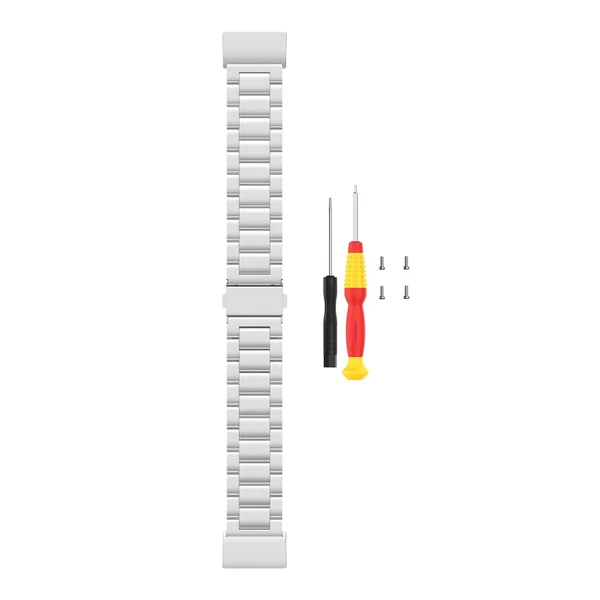 Outstanding Maxbell Watch Band fits for Garmin Forerunner 30 35 35J Silver Exceptional