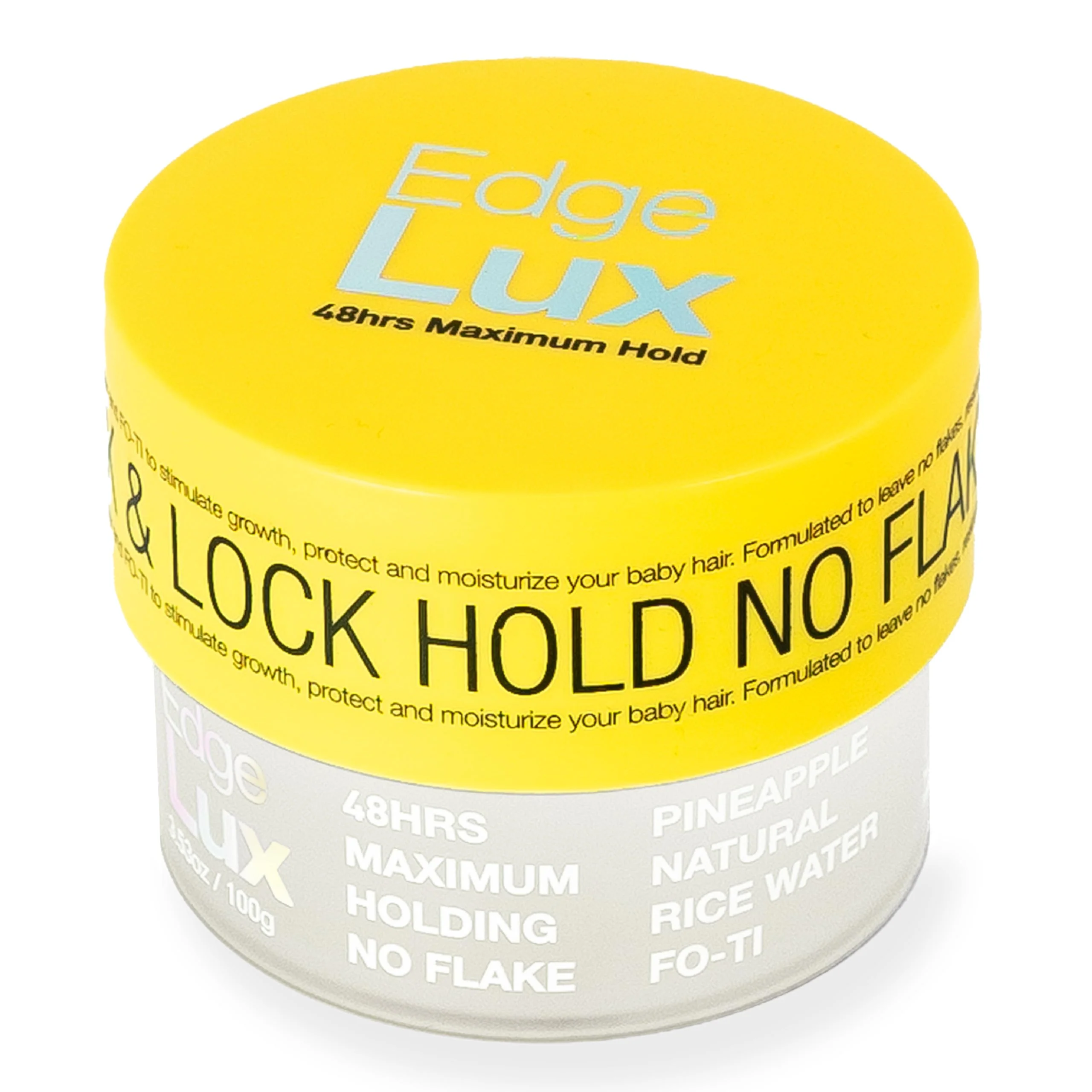 Responsible Edge Lux Edge Control Gel with Castor Oil Keratin Biotin and Olive Oil - 48 Hour Maximum Hold Non-Flaking Non-Greasy Scented Conditioning Consistent