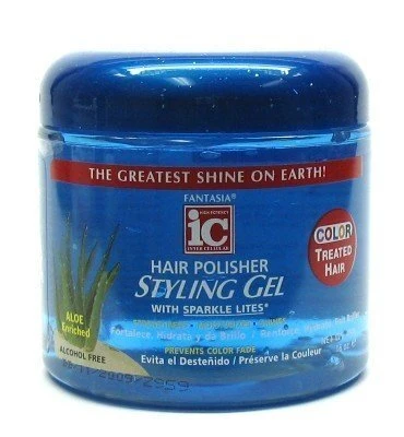 Optimized Fantasia Polisher Gel with Sparkles 16 oz. Color Treated Pack of 8 Enhanced