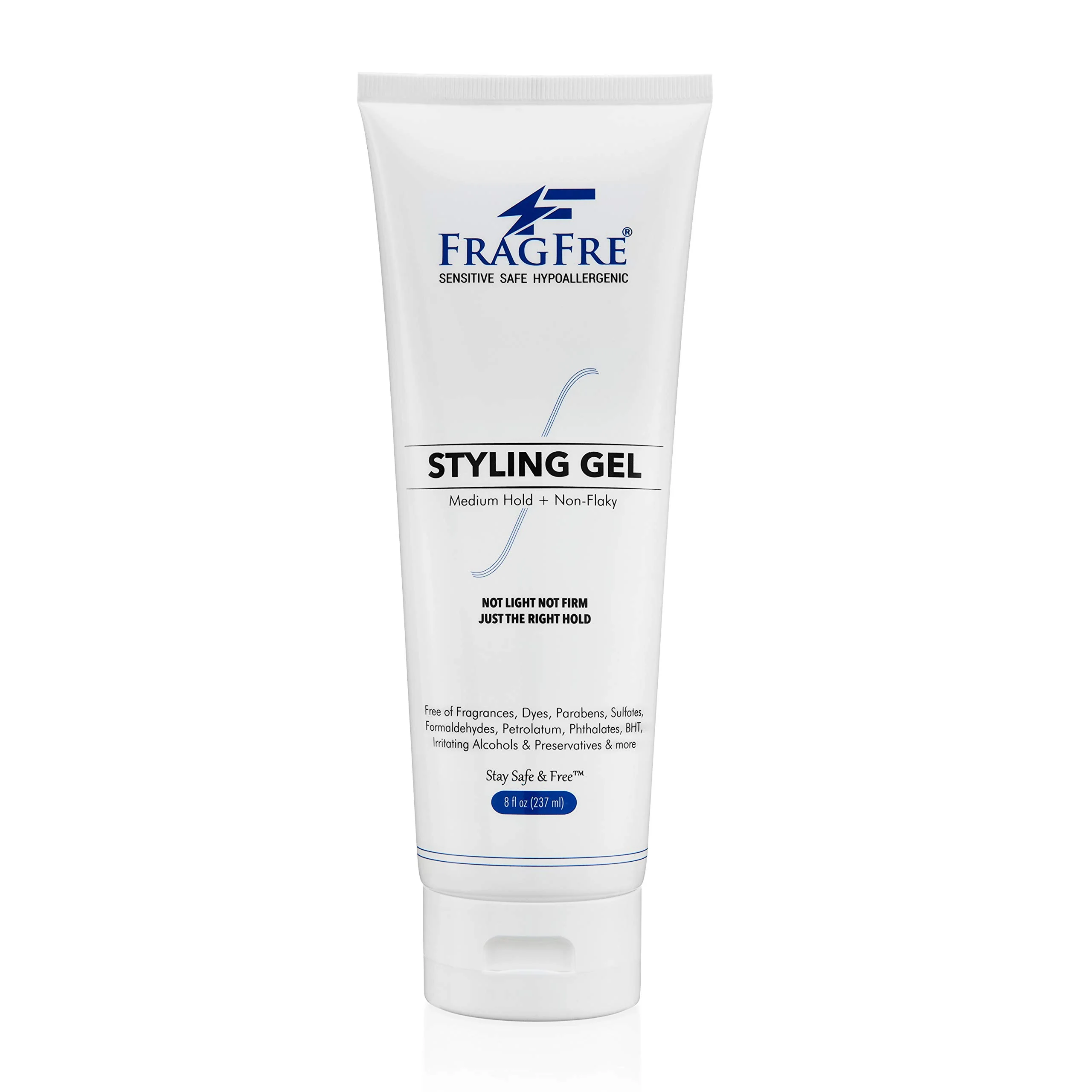 Prestigious FRAGFRE Styling Gel Fragrance 8 oz Medium Hold - Hair Styling Gel for Sensitive Skin - Hypoallergenic Parabens - Gluten Vegan Cruelty Practical