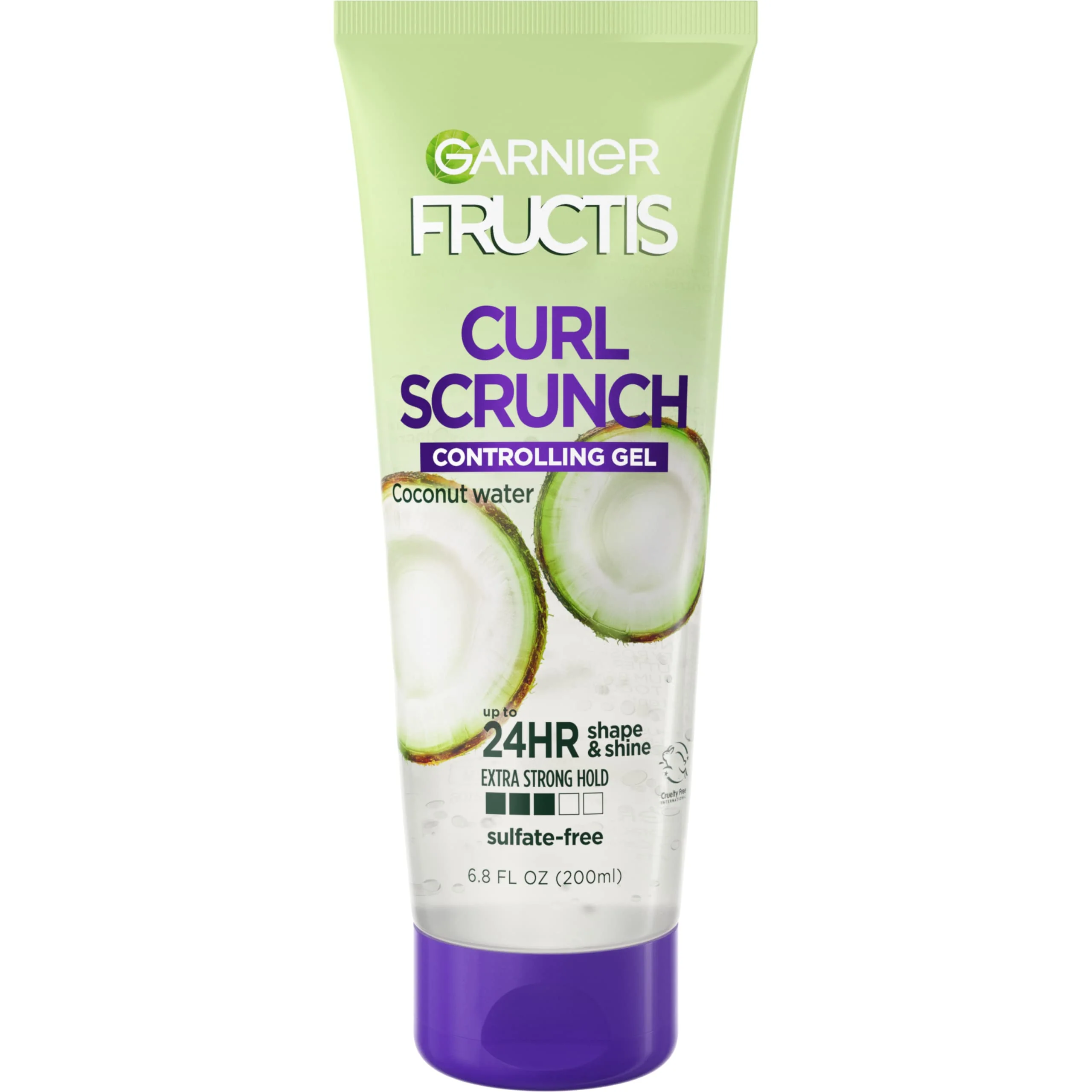 Original Garnier Fructis Style Scrunch Controlling Gel Curl 6.8 Fl Oz Crafted
