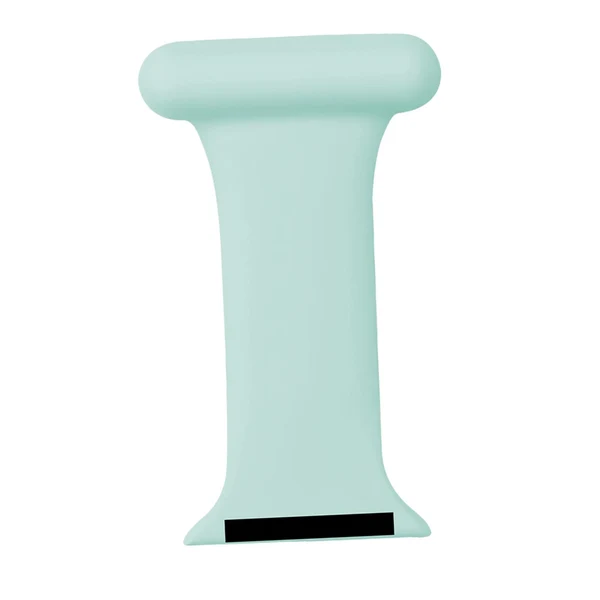 Lightweight Maxbell Nurses Brooch Pin Silicone Band Strap for iWatch 4 5 6 Light Green 38 40mm Refined