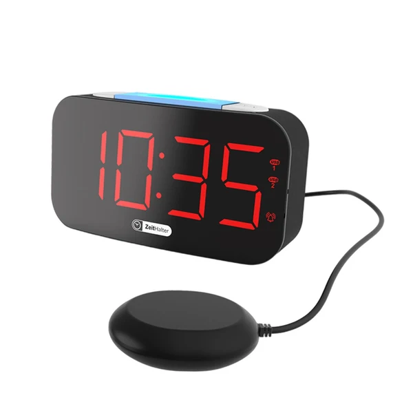 Verified Maxbell Digital Alarm Clock Wake up Easy Night Light Large Digital LED Display Official