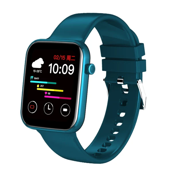 Easy-to-Use Maxbell Touch Smart Watch Bluetooth Sleep Tracking Digital Smartwatch for Men Women Blue Unique